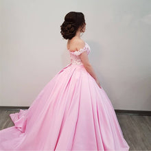Load image into Gallery viewer, light-pink-wedding-dress
