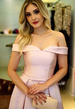 Load image into Gallery viewer, Off-Shoulder-Prom-Dresses
