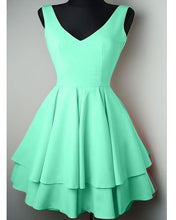 Load image into Gallery viewer, Mint Green Dress Semi Formal
