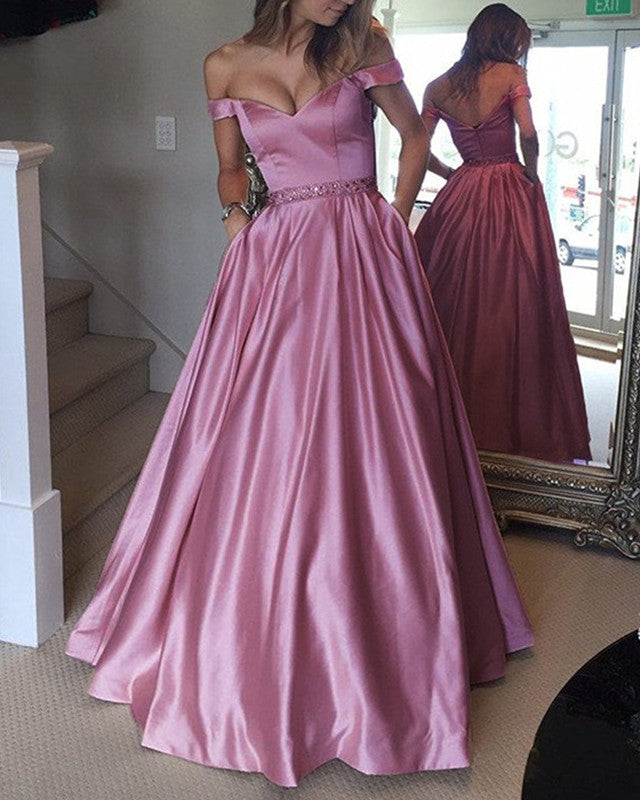 Mauve Prom Dresses Princess
