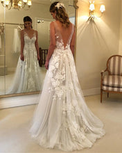 Load image into Gallery viewer, A Line Wedding Dresses 2021

