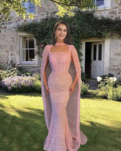 Load image into Gallery viewer, Mermaid Pink Prom Dress
