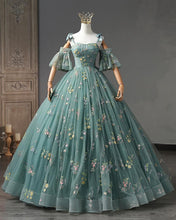 Load image into Gallery viewer, Cottagecore Ball Gown Dress

