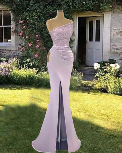 Mermaid Lilac Prom Dresses