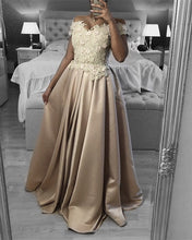 Load image into Gallery viewer, Champagne Prom Dresses
