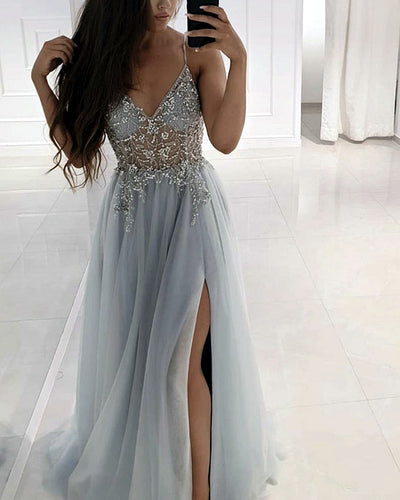 Silver Prom Dresses