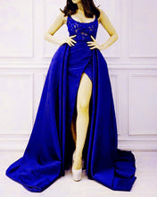 Load image into Gallery viewer, Blue Formal Dresses Long

