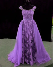Load image into Gallery viewer, Lilac Mermaid Prom Dresses Lace 2021
