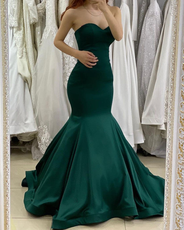green mermaid prom dress Dark Dresses,Backless Fitted Formal fg4363 formalgowns The gown comes in a range of saturated jewel colors Long Formal Sequins Mermaid Prom