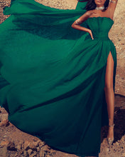 Load image into Gallery viewer, Dark Green Prom Dresses 2022
