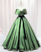 Load image into Gallery viewer, Sage Ball Gown Dress
