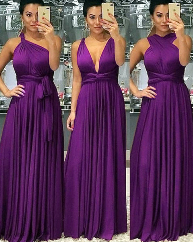 Purple Convertible Dress for Bridesmaids Purple Convertible Dress for Bridesmaids