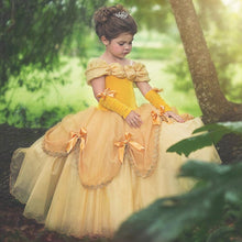 Load image into Gallery viewer, Cute Off The Shoulder Ball Gown Dresses For Flower Girls-alinanova
