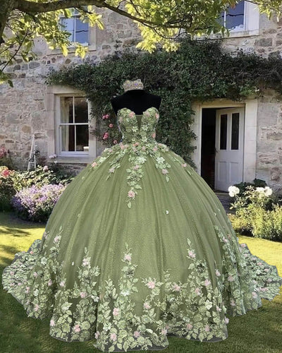 sage 15th birthday dress