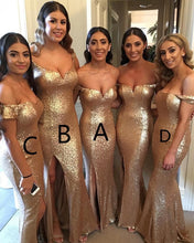 Load image into Gallery viewer, Mix And Match Bridesmaid Dresses Sequined
