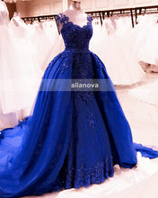 Load image into Gallery viewer, Royal Blue Mermaid Dress 2020
