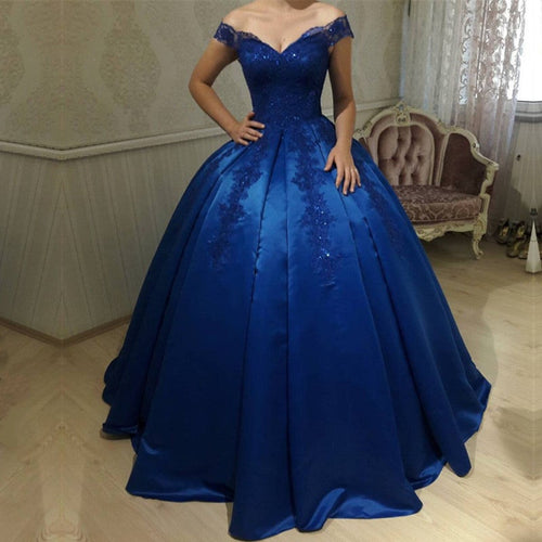 Royal Blue Prom Dresses | Royal Blue Wedding Dress – alinanova