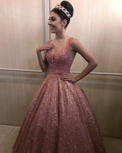 Load image into Gallery viewer, Rose Gold Quinceanera Dresses 2020
