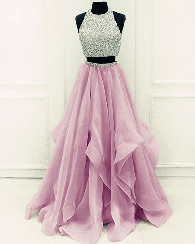 Mauve Prom Dresses 2 piece