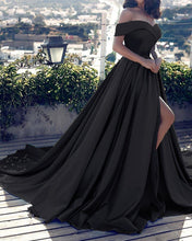 Load image into Gallery viewer, Long Black Prom Dresses 2021
