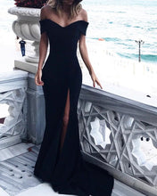 Load image into Gallery viewer, Black Mermaid Prom Dresses 2022
