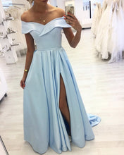 Load image into Gallery viewer, Light Blue Prom Dresses
