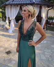 Load image into Gallery viewer, Sexy Prom Dresses 2020 Long Green
