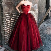 Load image into Gallery viewer, Sexy Sweetheart Bodice Corset Floor Length Ball Gowns Prom Dresses-alinanova

