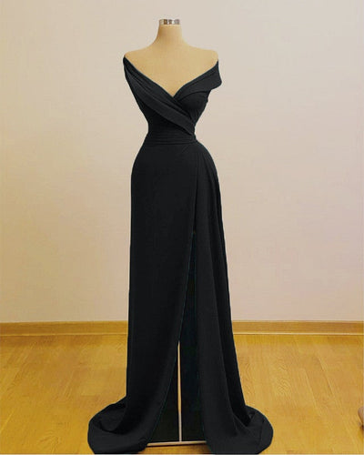 Sheath Prom Dresses Black