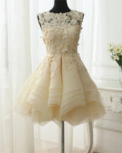 Load image into Gallery viewer, Elegant Homecoming Dresses Champagne
