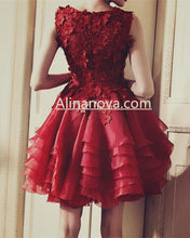 Load image into Gallery viewer, Elegant Homecoming Dresses Burgundy
