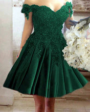 Load image into Gallery viewer, Dark Green Prom Short Dresses
