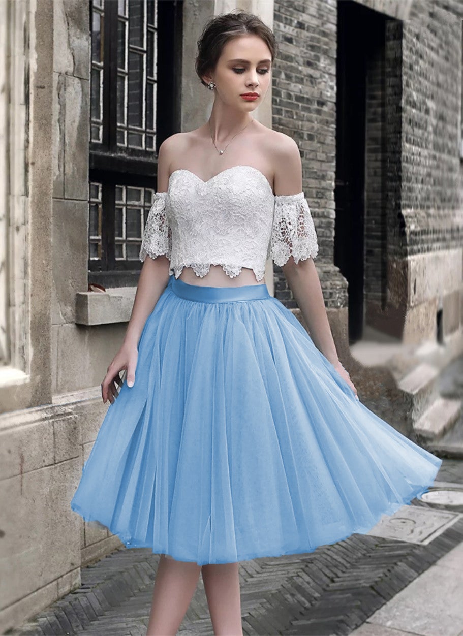 blue and white striped dress Stripe Ruffle Maxi Dress main image 0