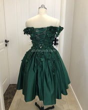 Load image into Gallery viewer, Short Green Evening Dresses
