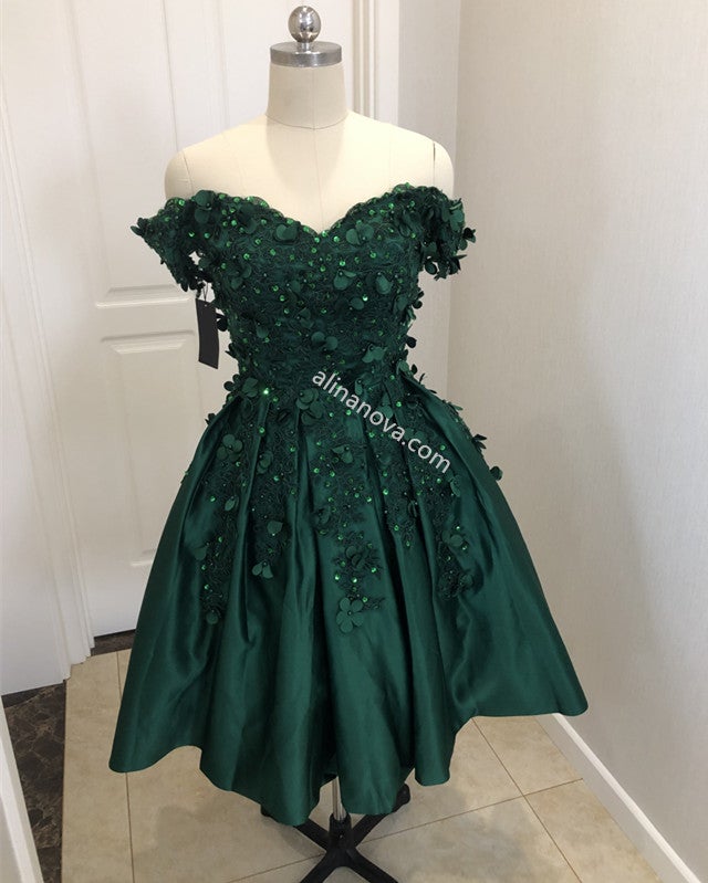 Emerald Green Homecoming Dresses 2020