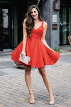 Load image into Gallery viewer, Red Damas Dresses For Cocktail Party
