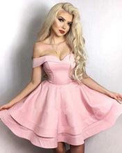 Load image into Gallery viewer, Short Pink Homecoming Dresses 2020
