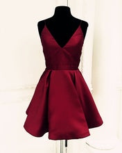 Load image into Gallery viewer, Cheap Burgundy Homecoming Dresses
