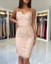 Load image into Gallery viewer, Pink-Homecoming-Dresses
