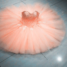 Load image into Gallery viewer, Short Tulle Lace Beaded Sweetheart Prom Homecoming Dresses
