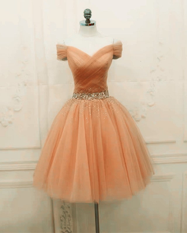 Short Lavender Tulle Homecoming Dresses Off The Shoulder alinanova Short Lavender Tulle Homecoming Dresses Off The Shoulder alinanova