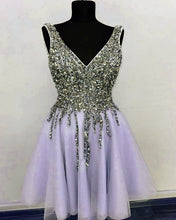 Load image into Gallery viewer, Short Lilac Prom Dresses 2020
