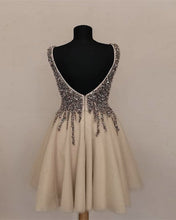 Load image into Gallery viewer, Champagne Homecoming Dresses 2020
