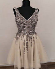 Load image into Gallery viewer, Short Champagne Prom Dresses 2020
