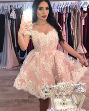 Load image into Gallery viewer, short-prom-lace-dresses

