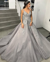 Load image into Gallery viewer, Silver Wedding Dress 2021
