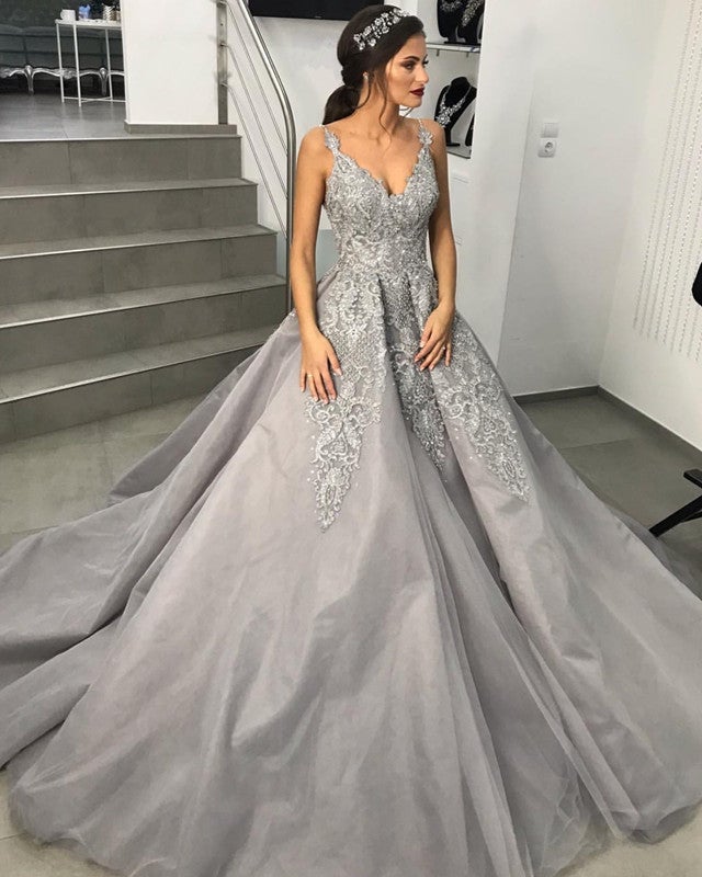 Silver Wedding Dress 2021