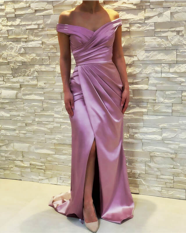 short silver bridesmaid dresses TIFFANY Strapless Satin Bridesmaid Semi Formal Dress with Sash main image 1