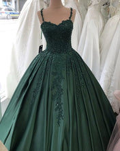 Load image into Gallery viewer, Spaghetti Straps Quinceanera Dresses Sweetheart Ball Gown Lace Beaded-alinanova
