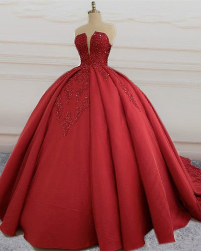 Red Wedding Gown